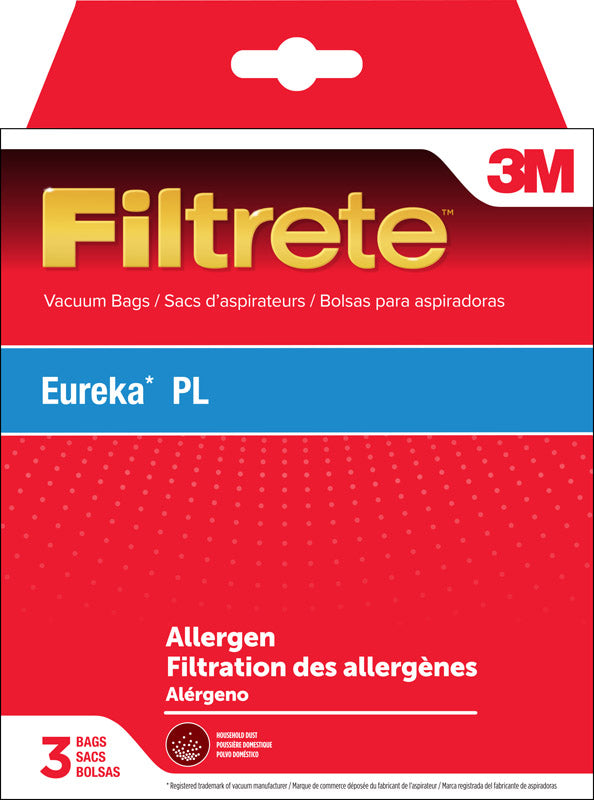 ELECTROLUX HOME CARE PRODUCTS INC, 3M Filtrete Vacuum Bag For Eureka 4750 abd 4760 Series Uprights 3 pk