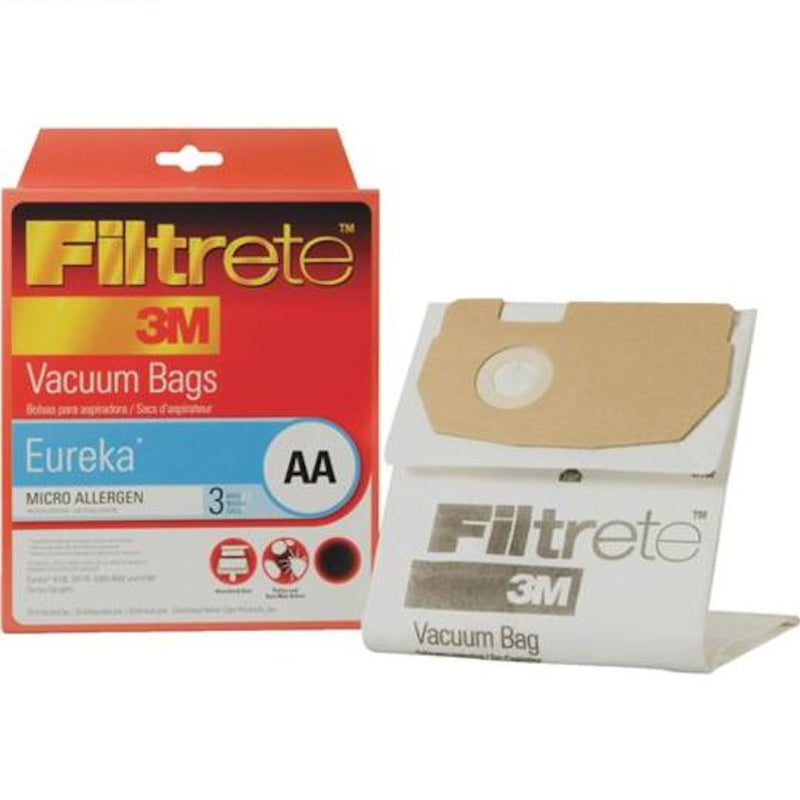 ELECTROLUX HOME CARE PRODUCTS INC, 3M Filtrete Vacuum Bag For Eureka/ Sanitaire AA/MicroAllergen 3 pk