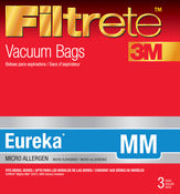 ELECTROLUX HOME CARE PRODUCTS INC, 3M Filtrete Vacuum Bag For Eureka/Sanitaire MM Micro Allergen 3 pk