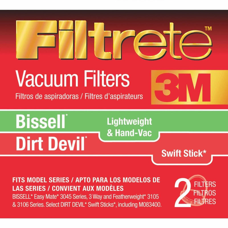 ELECTROLUX HOME CARE PRODUCTS INC, 3M Filtrete Vacuum Filter For Bissell Lightweight/Hand Vac 1 pk