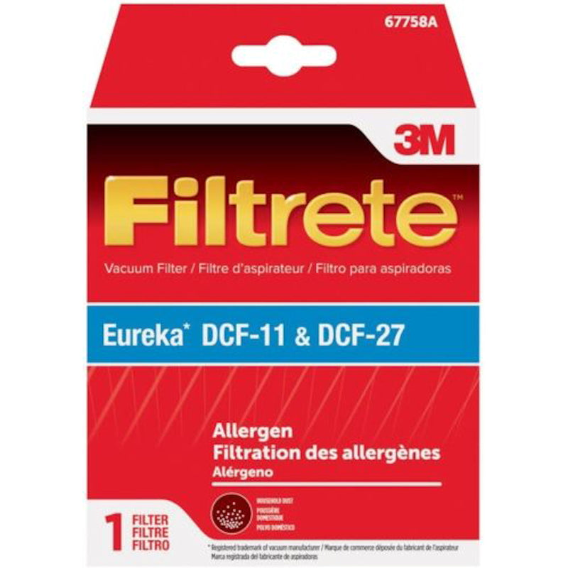 ELECTROLUX HOME CARE PRODUCTS INC, 3M Filtrete Vacuum Filter For Eureka DCF-11/DCF-27 1 pk