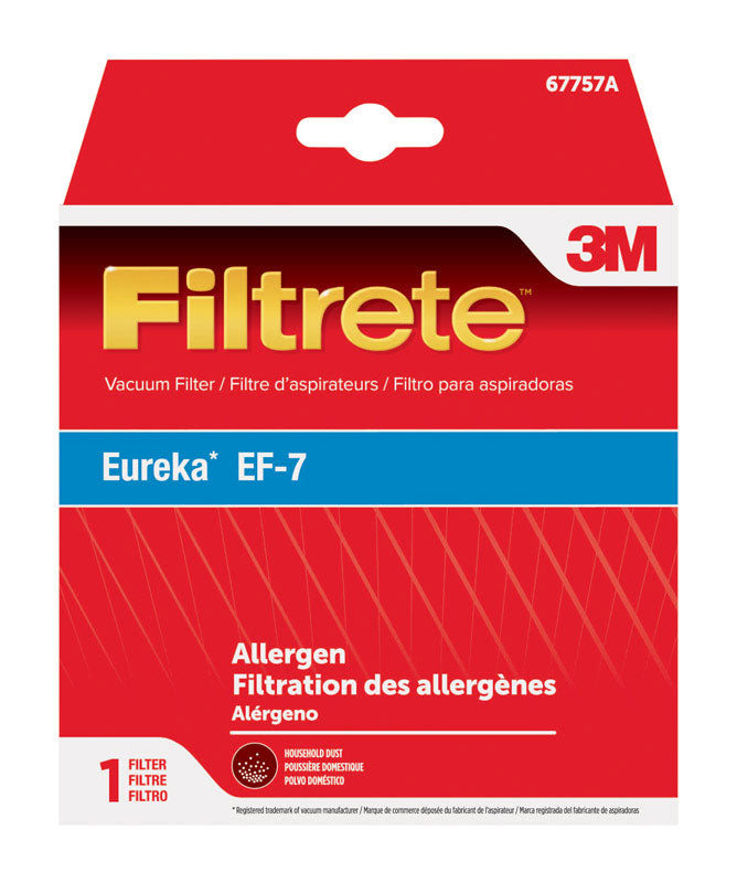 ELECTROLUX HOME CARE PRODUCTS INC, 3M Filtrete Vacuum Filter For Eureka Style EF-7, Allergen 1 pk