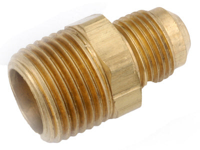 ANDERSON METALS CORPORATION INC, Anderson Metals 3/8 in.   Flare  T X 1/2 in.   D Male  Brass Half Union