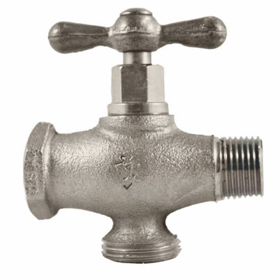 ARROWHEAD BRASS & PLUMBING LLC, Arrowhead Brass 1/2 in. FIP X 3/4 in. Brass Stop Valve