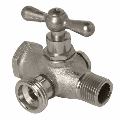 ARROWHEAD BRASS & PLUMBING LLC, Arrowhead Brass 1/2 in. FPT X 1/2 in. Brass Stop Valve