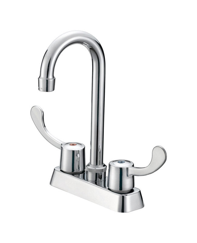 B&K INDUSTRIES, B & K Industries Two Handle Chrome Bar Faucet