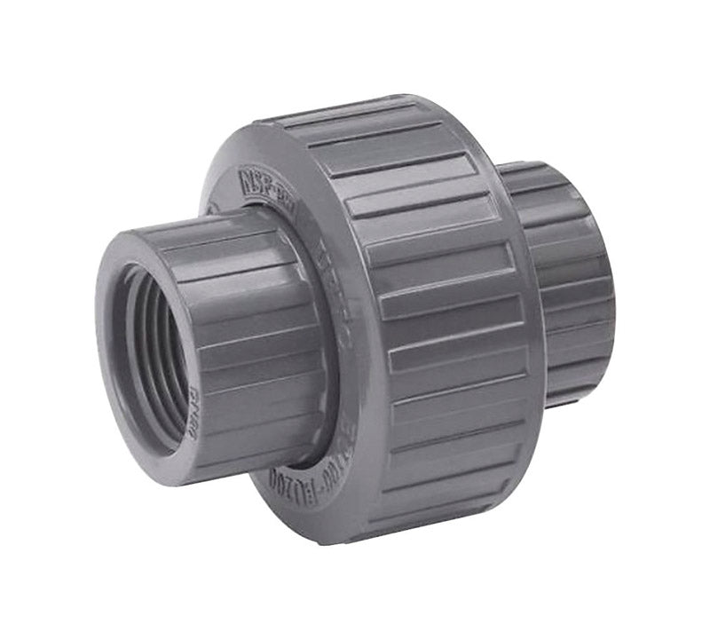 BK Products, B&K ProLine Schedule 80 1-1/2 in. FPT each X 1-1/2 in. D Threaded PVC Union 6 pk