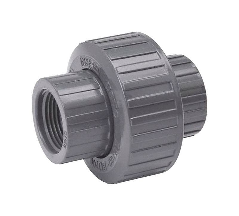 BK Products, B&K ProLine Schedule 80 3/4 in. FPT X 3/4 in. D Threaded PVC Union 1 pk