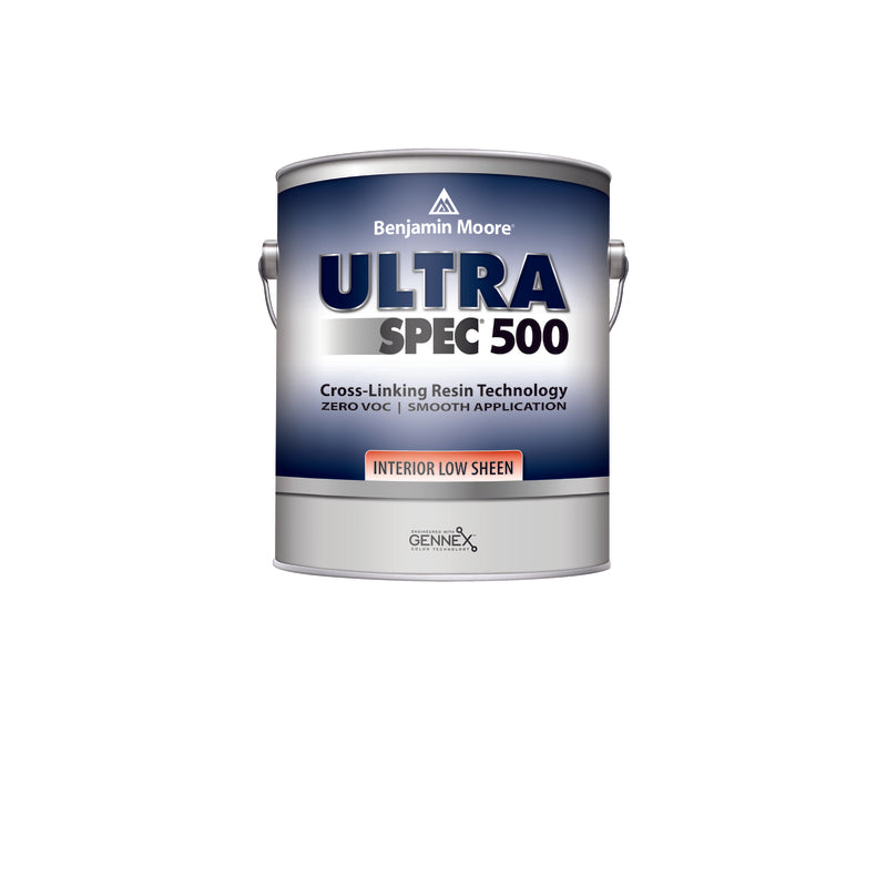 BENJAMIN MOORE & CO, Benjamin Moore  Ultra Spec 500  Low Sheen  Base 2  Acrylic Copolymer  Paint  1 gal. (Pack of 4)