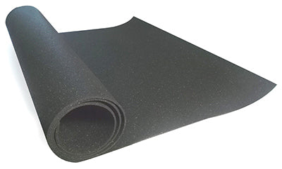 QRRI INC, Flexgard 72 in. L X 48 in. W Black Smooth Top/Smooth Bottom Rubber Mat Rubber Utility Mat