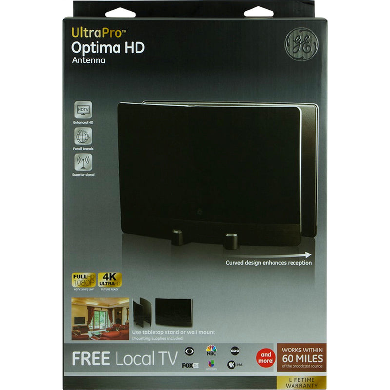 JASCO PRODUCTS CO, General Electric Ultapro Indoor Black HDTV Antenna 60 mi.