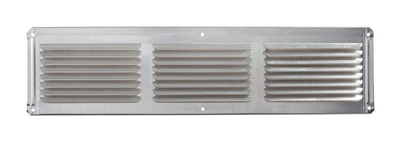 LL BUILDING PRODUCTS, Master Flow 4 in. H X 16 in. W X 16 in. L Galvanized Mill Aluminum Undereave Vent