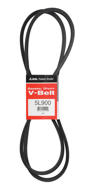 MBL USA, Mitsuboshi MBL FHP Black General Utility 5L V-Belt 90 L x 0.63 W in.