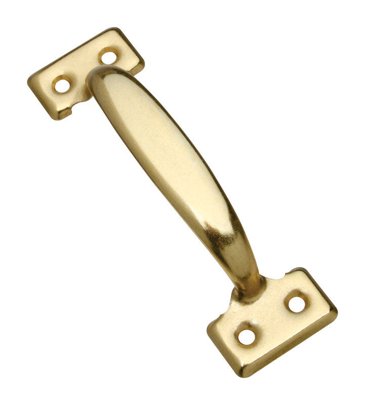 NATIONAL MFG SALES CO, National Hardware 5-3/4 in. L Bright Brass Gold Steel Utility Pull