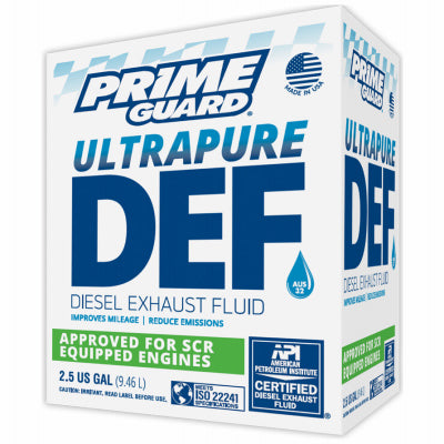 WARREN DISTRIBUTION INC, Prime Guard Ultrapure Diesel Exhaust Fluid 2.5 gal