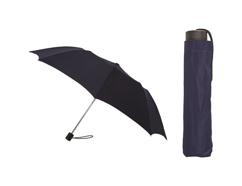 BIG TIME PRODUCTS LLC, Rainbrella Blue 42 in. D Compact Umbrella