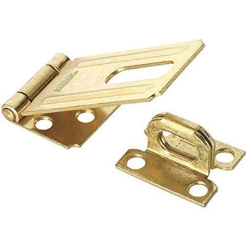 National Mfg/Spectrum Brands Hhi, Safety Hasp, Brass, 3.25-In.