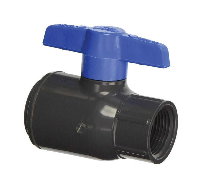 KING BROTHERS INDUSTRIES, Spears 1-1/4 in.   FPT  T X 1-1/4 in.   D FPT  PVC Utility Ball Valve