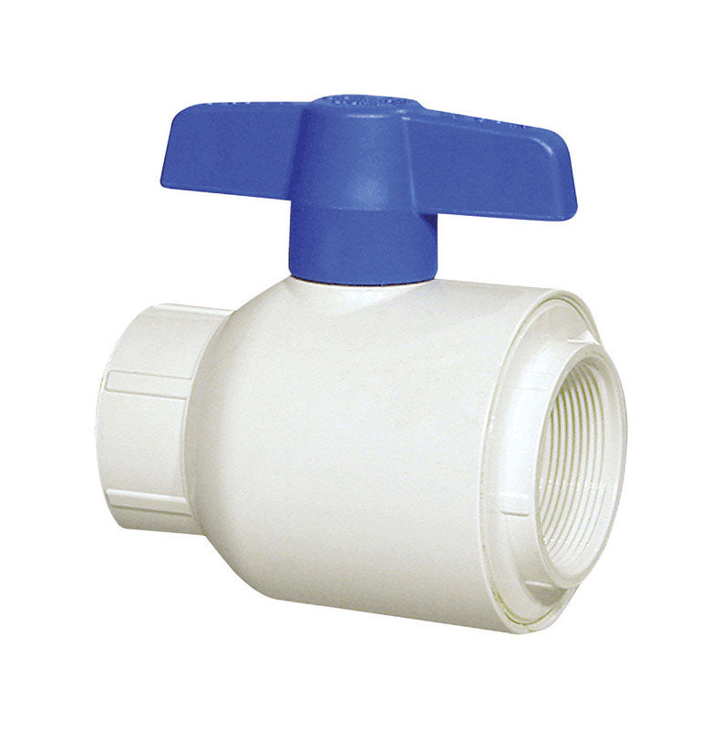 KING BROTHERS INDUSTRIES, Spears 1 in.   FPT  T X 1 in.   D FPT  PVC Utility Ball Valve