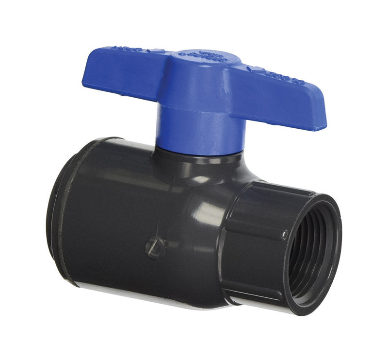 KING BROTHERS INDUSTRIES, Spears  1/2 in. FPT   x 1/2 in. Dia. FPT  PVC  Utility Ball Valve