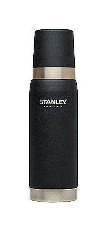 PACIFIC MARKET INTERNATIONAL LLC, Stanley Stainless Steel Black Insulated Dishwasher Safe Vacuum Bottle/Thermos 25 oz. Capacity