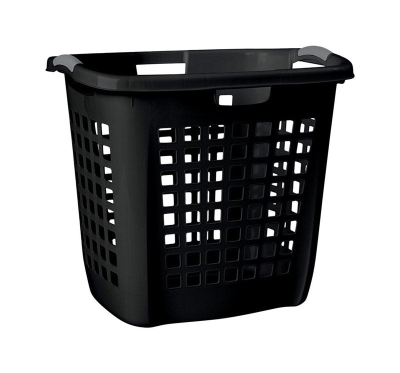 STERILITE CORPORATION, Sterilite Black Plastic Laundry Basket (Pack of 4)