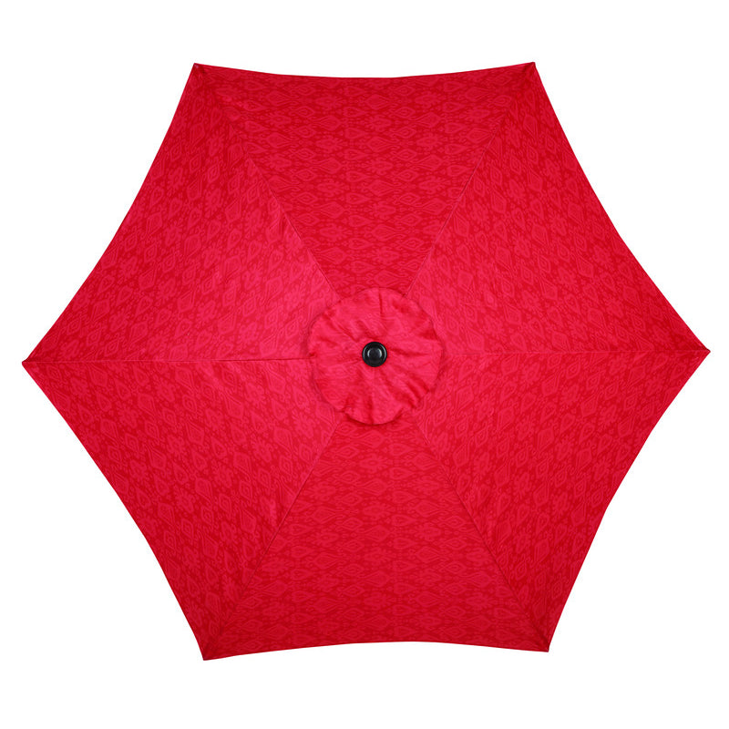 ACE TRADING - PATIO UMBRELLAS, UMBRELLA 9FT RED 6RIB