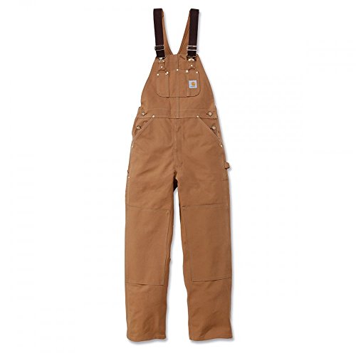 Carhartt, UNLINED OVERALLS BRWN 40W/32L