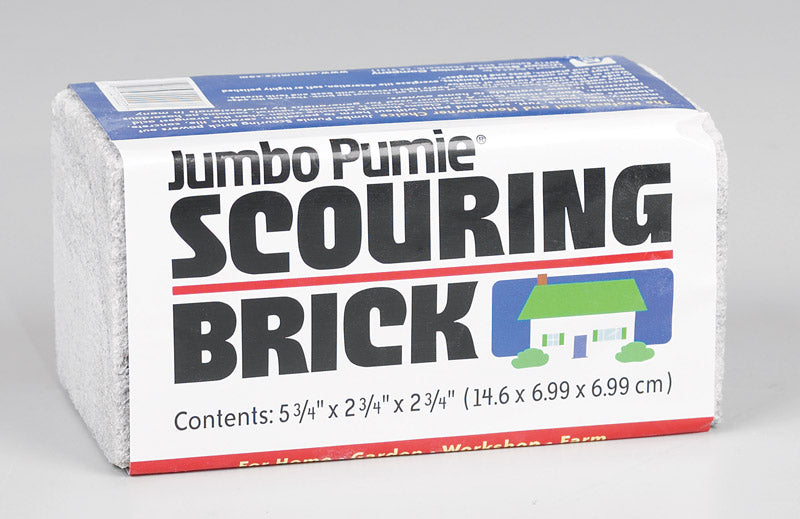 UNITED STATES PUMICE CO, US Pumice Jumbo Pumie Heavy Duty Scouring Brick For Multi-Purpose 5-3/4 in. L 1 pk