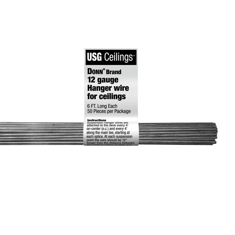 USG INTERIORS INC, USG Donn Brand 0.062 in. L x 0.062 in. W Ceiling Grid Tie Wire