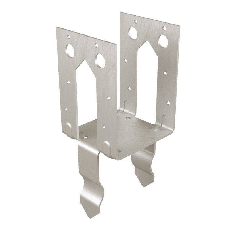 MITEK USA INC, USP Galvanized Steel Post Anchor 12 ga., 4 x 4 in. for Concrete Floor Connections In Light