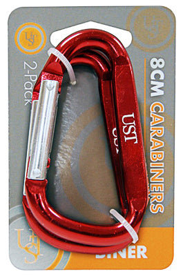 AOB PRODUCTS COMPANY, UST Brands Assorted Carabiner 0.25 in. H x 1.75 in. W x 3 in. L 12 pk (Pack of 12)