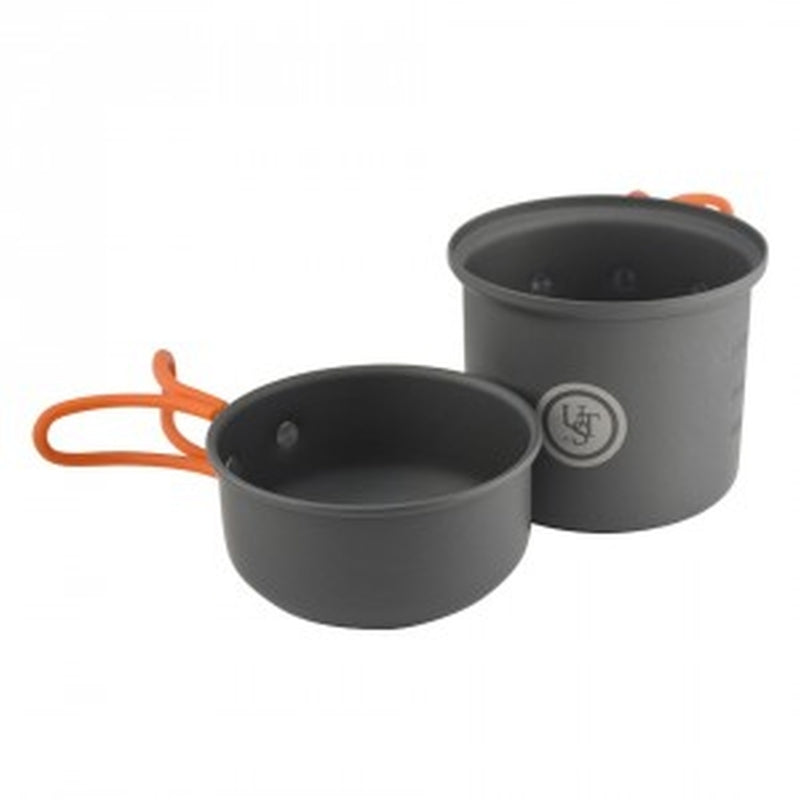 AOB PRODUCTS COMPANY, UST Brands Solo Gray/Orange Cookware Set 2 pc.