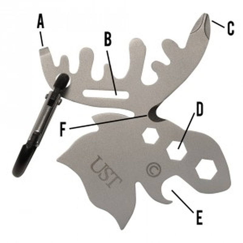 AOB PRODUCTS COMPANY, UST Brands Tool A Long Moose Multi-Tool Silver 1 pc.