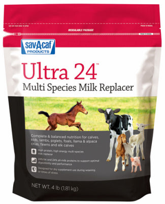 Milk Products Llc, Ultra 24 Livestock Milk Replacer, 4-Lbs.