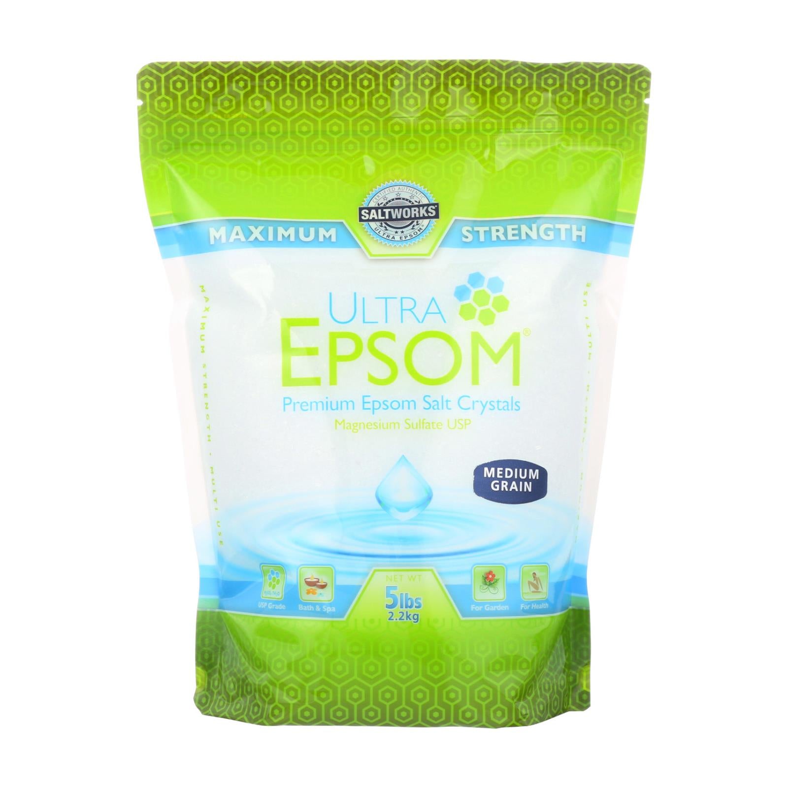 Ultra Epsom, Ultra Epsom Salt - Medium Grain - 5 lb