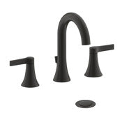 MARKIMEX INC, Ultra Faucets Black 1.2 GPM Nita Collection Widespread Lavatory Faucet 8 in.