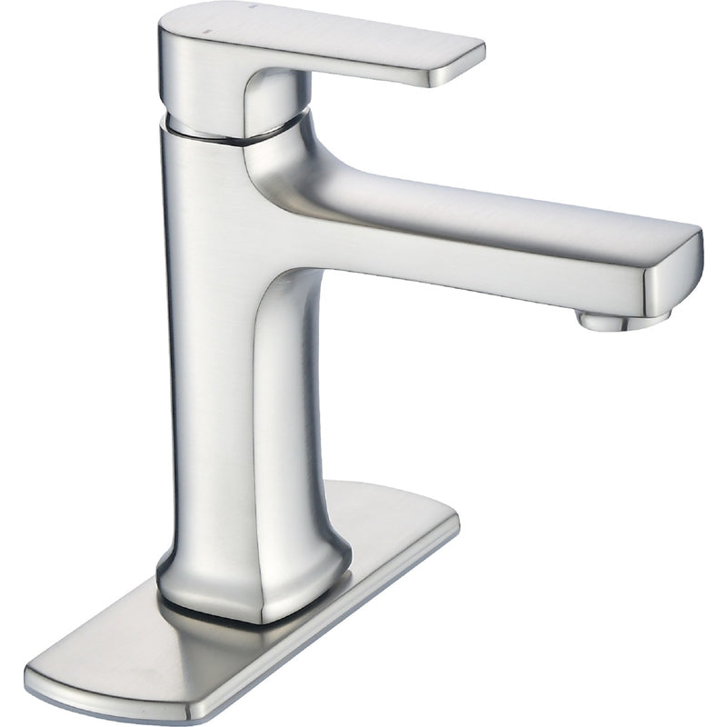 MARKIMEX INC, Ultra Faucets Dean Brushed Nickel Single-Hole Bathroom Sink Faucet 4 in.