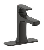 MARKIMEX INC, Ultra Faucets Dean Matte Black Single-Hole Bathroom Sink Faucet 4 in.