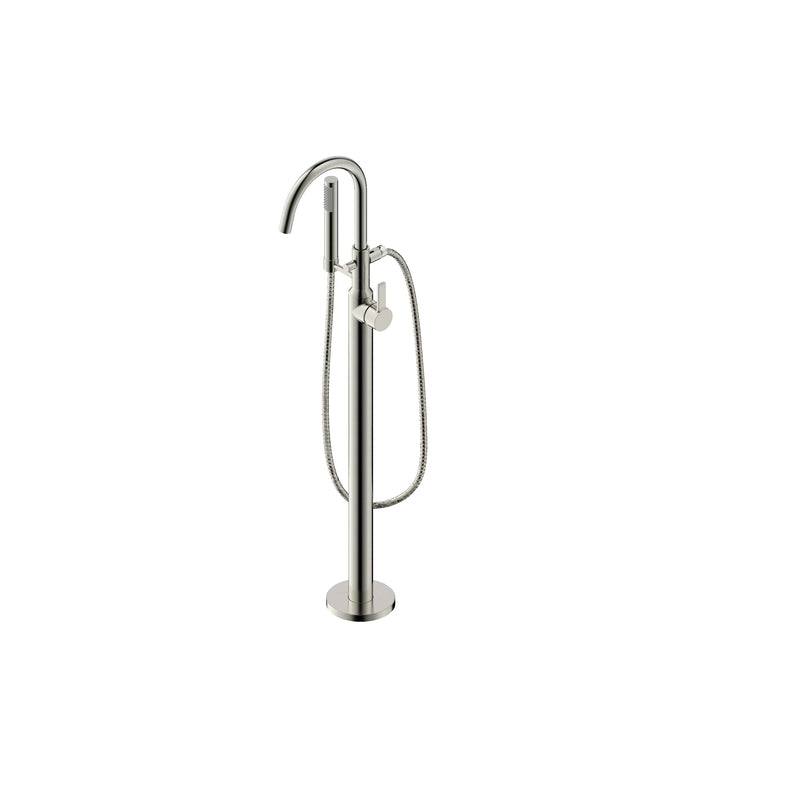 MARKIMEX INC, Ultra Faucets Euro 1-Handle Brushed Nickel Fixed Mount Tub Faucet