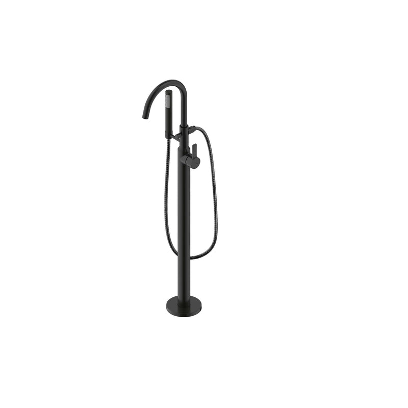 MARKIMEX INC, Ultra Faucets Euro 1-Handle Matte Black Fixed Mount Tub Faucet