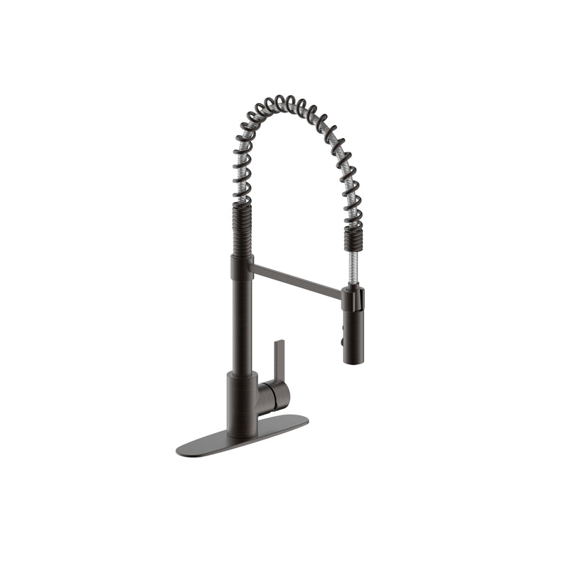 MARKIMEX INC, Ultra Faucets Euro One Handle Oil Rubbed Bronze Pull-Down Kitchen Faucet