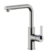 MARKIMEX INC, Ultra Faucets Hena One Handle Brushed Nickel Pull-Out Kitchen Faucet