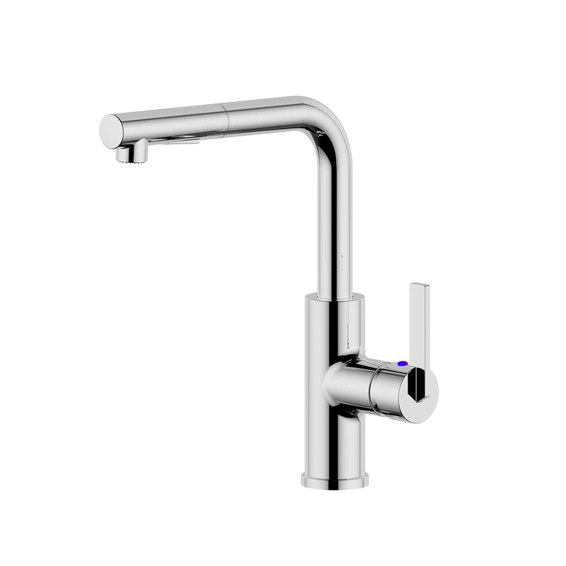 MARKIMEX INC, Ultra Faucets Hena One Handle Chrome Pull-Out Kitchen Faucet