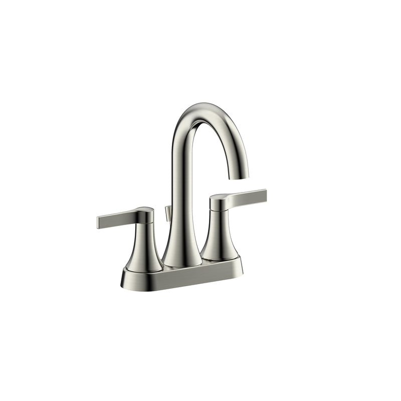 MARKIMEX INC, Ultra Faucets Nita Brushed Nickel Centerset Bathroom Sink Faucet 4 in.