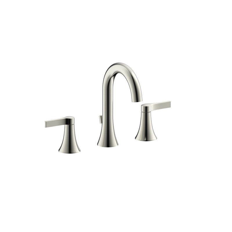 MARKIMEX INC, Ultra Faucets Nita Brushed Nickel Widespread Bathroom Sink Faucet 8 in.