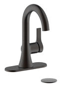 MARKIMEX INC, Ultra Faucets Nita Oil Rubbed Bronze Single-Hole Bathroom Sink Faucet 4 in.