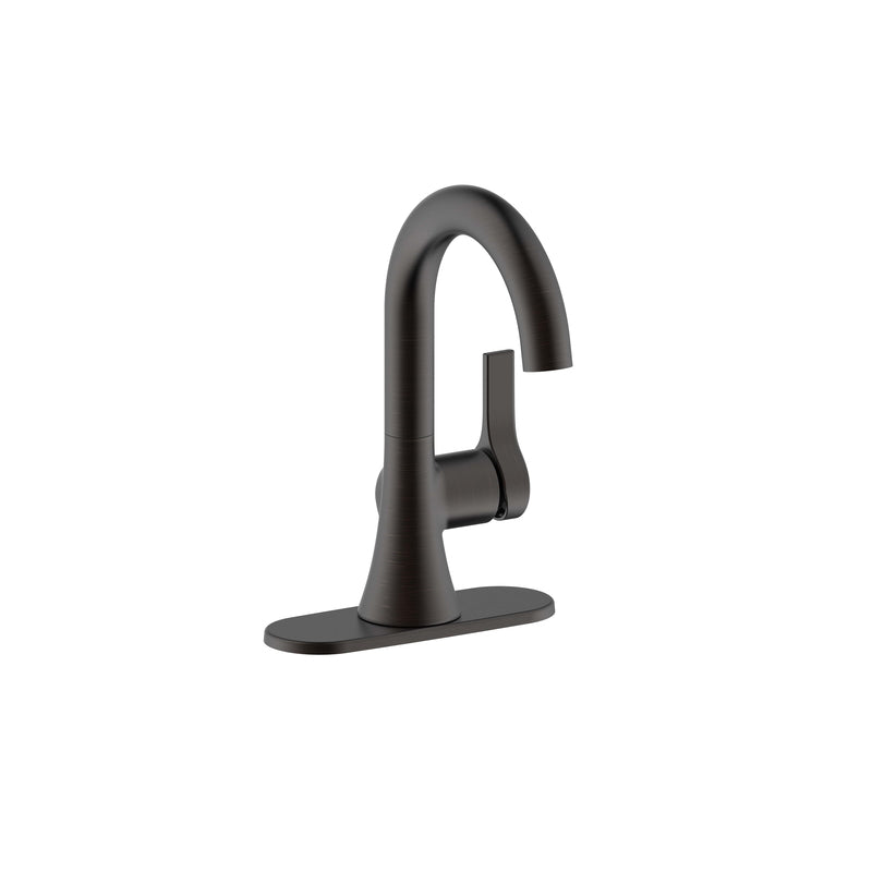 MARKIMEX INC, Ultra Faucets Nita Oil Rubbed Bronze Single-Hole Bathroom Sink Faucet 4 in.