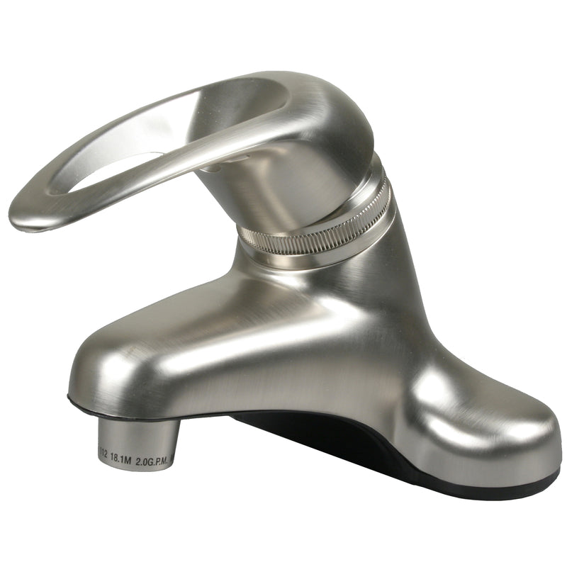 MARKIMEX INC, Ultra Faucets Non-Metallic Brushed Nickel Bathroom Faucet 4 in.