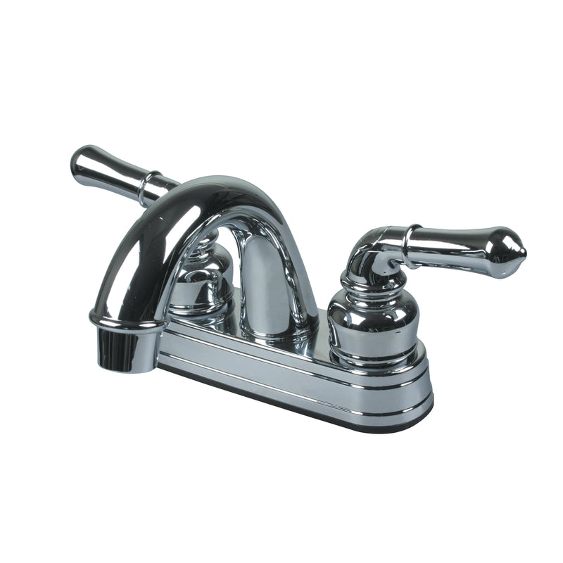 MARKIMEX INC, Ultra Faucets Non-Metallic Polished Chrome Centerset Bathroom Sink Faucet 4 in.